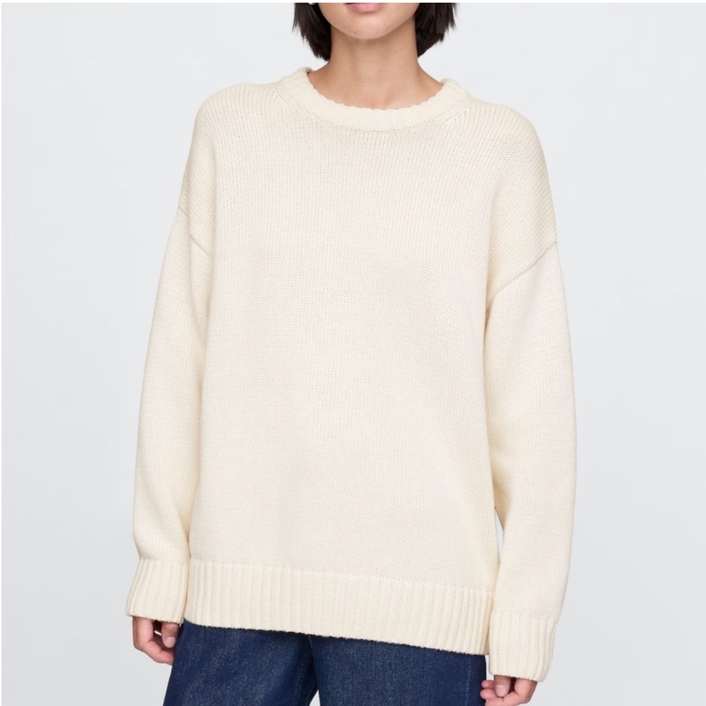 GAP 100% Cotton Oversized Boyfriend Sweater